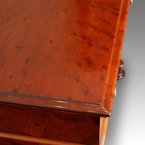 Victorian mahogany side-table corner