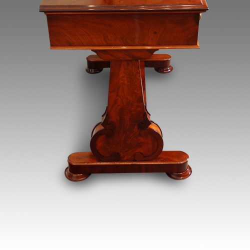 Victorian mahogany side-table end