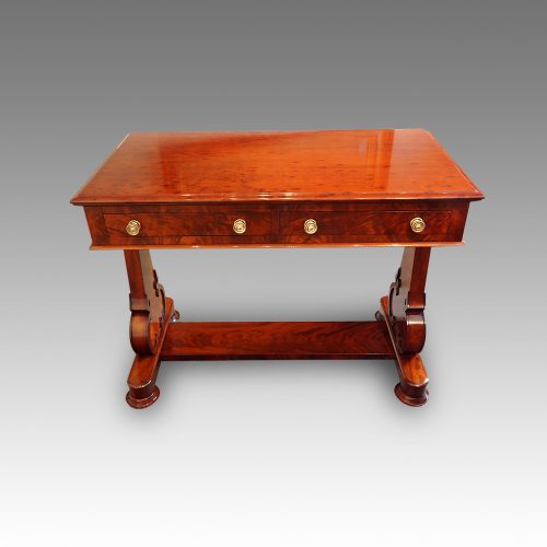 Victorian mahogany side-table front
