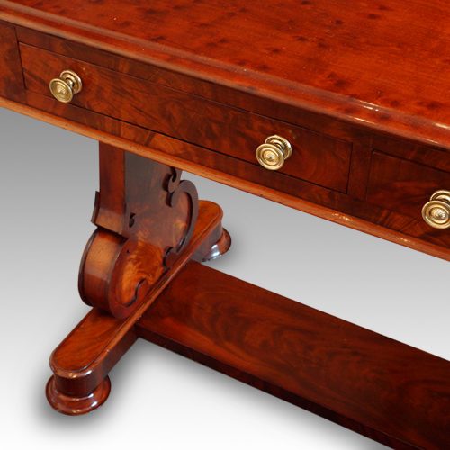 Victorian mahogany side-table front angle