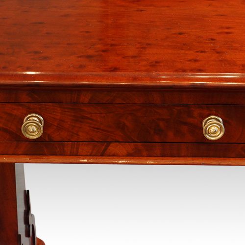 Victorian mahogany side-table handles