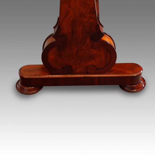 Victorian mahogany side-table top