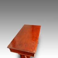 Victorian mahogany side-table top
