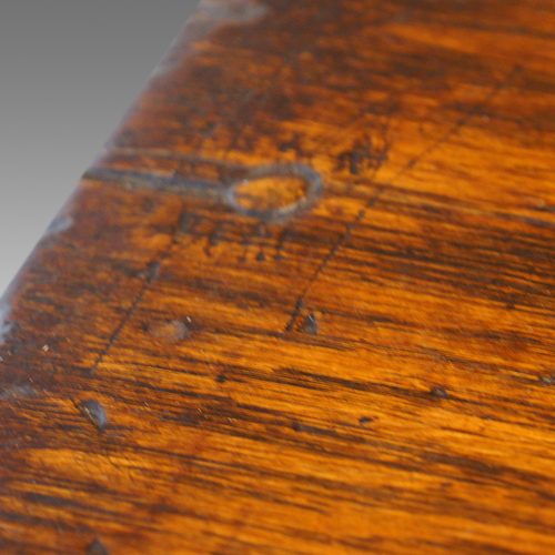 19thc. oak potboard dresser base peg