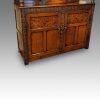 Antique oak court cupboard base