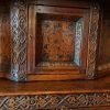 Antique oak court cupboard central cupboard