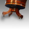 Edwardian inlaid revolving swivel chair base