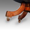 Edwardian inlaid revolving swivel chair leg