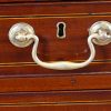 Georgian mahogany Lancashire bureau handle