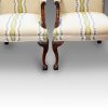 Pair of Gainsborough style chairs front legs