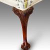 Pair of Gainsborough style chairs leg detail
