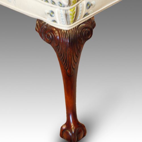 Pair of Gainsborough style chairs leg detail