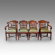 Regency dining chairs set of 8