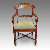 Regency dining chairs set of 8 armchair