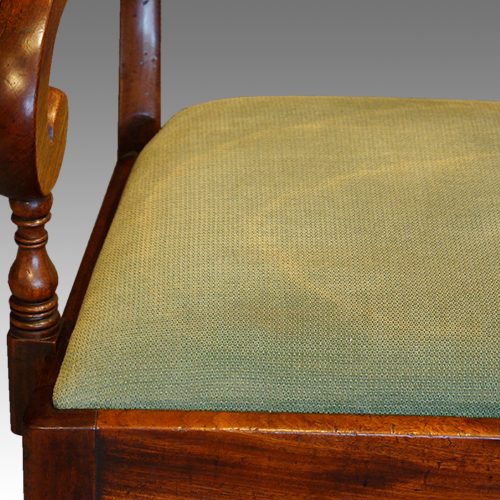 Regency dining chairs set of 8 detail
