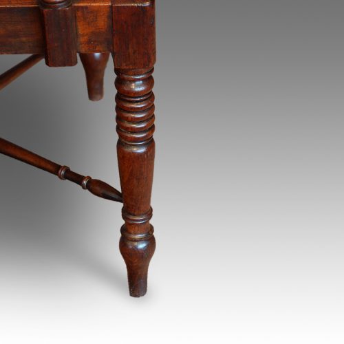 Regency dining chairs set of 8 front leg