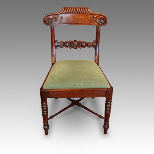 Regency dining chairs set of 8 side chair