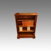 Victorian mahogany open bookcase