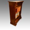 Victorian mahogany open bookcase side