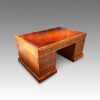 Victorian mahogany partners desk angle view