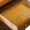 Victorian mahogany partners desk drawer