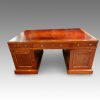 Victorian mahogany partners desk rear