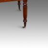 Victorian mahogany writing table leg