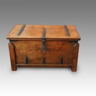 Antique hardwood merchants chest