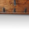 Antique hardwood merchants chest base ironwork