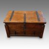 Antique hardwood merchants chest front