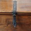 Antique hardwood merchants chest hasp