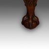 Edwardian camel back leather sofa claw and ball