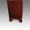 George III mahogany caddy top chest side
