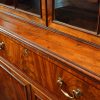 George III mahogany secretaire bookcase detail