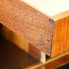 George III mahogany secretaire bookcase drawer dovetails