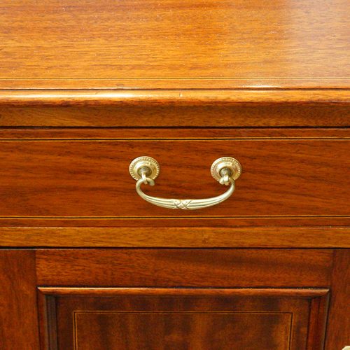Edwardian brass swing handle