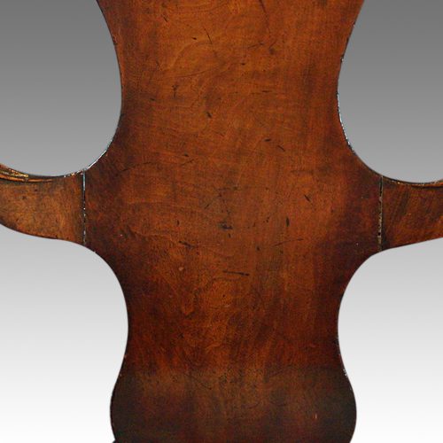 Pair of Walnut George I style armchairs central splat