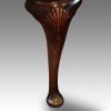 Pair of Walnut George I style armchairs front leg
