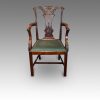 Set of 8 Chippendale style chairs armchair