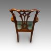 Set of 8 Chippendale style chairs armchair rear