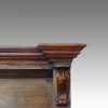 Victorian oak library bookcase corbel