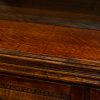 Victorian oak library bookcase edge