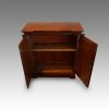 William IV mahogany side cabinet interior