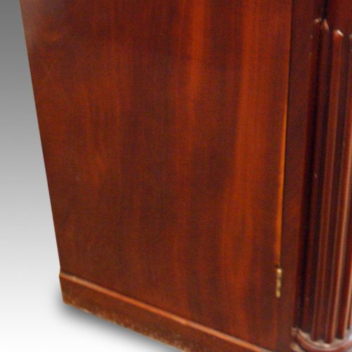 William IV mahogany side cabinet side