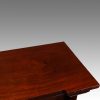 William IV mahogany side cabinet top detail
