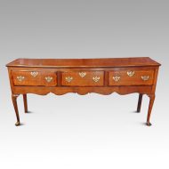 Antique oak dresser base