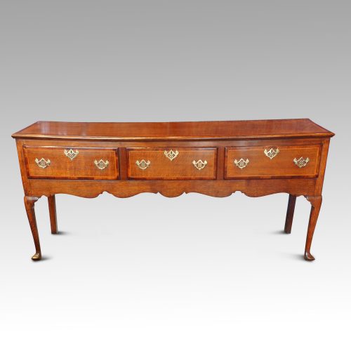 Antique oak dresser base