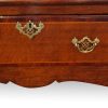 Antique oak dresser base skirt