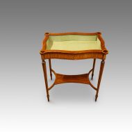 Edwardian inlaid curio table