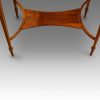 Edwardian inlaid curio table shaped platform